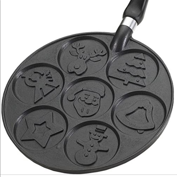 Nordic Ware•Retired•ORIGINAL 7-Shape Christmas Pancake Pan•Includes the Angel😇 - Picture 5 of 12